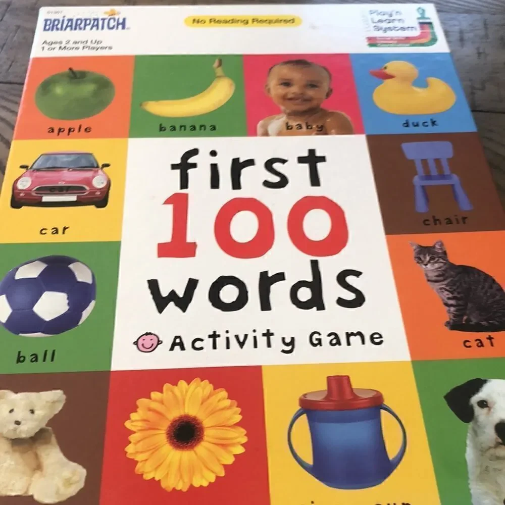 First 💯 Words Activity Game by BriarPatch No Reading Required Fun🤩 4 Wee Ones!